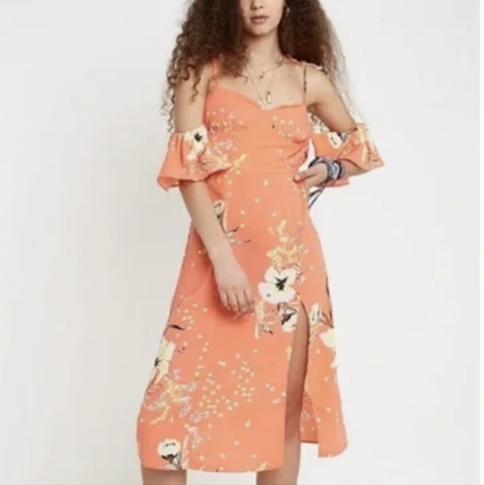 UO Off the Shoulder Midi Dress